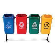 Lixeira para lixo reciclável